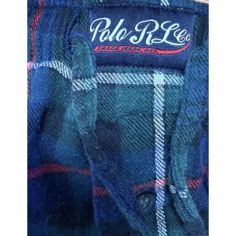 Ralph Lauren Polo USA Plaid Pajama Pants M Used Good Fabric Feel
